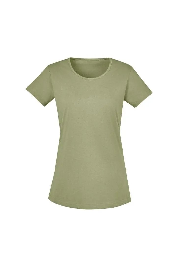 Womens Streetworx Tee Shirt ZH735 Work Wear Syzmik Light Sage XS